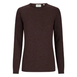 Hoggs Of Fife Ladies Laurie Pullover - Redwood