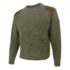 Hoggs Of Fife Melrose Hunting Pullover - Marled Green