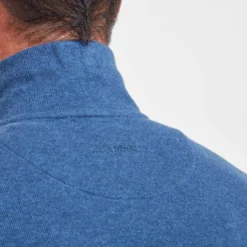 Schoffel Mens Kingsbridge Cotton French Rib 1/4 Zip - French Navy -Apparel Series Shop SWESCHKINCFRFNA 2