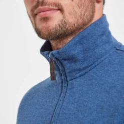Schoffel Mens Kingsbridge Cotton French Rib 1/4 Zip - French Navy -Apparel Series Shop SWESCHKINCFRFNA 3