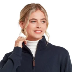 Schoffel Ladies Pateley Jumper - Slate Navy -Apparel Series Shop SWESCHLADPATSLN