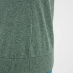 Schoffel Ladies Polperro Pima 1/4 Zip Sweater - Country Green -Apparel Series Shop SWESCHLADPOLCOG1