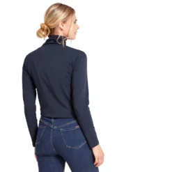Schoffel Ladies Rosedale Roll Neck - Navy -Apparel Series Shop SWESCHLADROSNAV