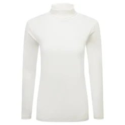 Schoffel Ladies Rosedale Roll Neck - Soft White