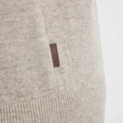 Schoffel Lambswool 1/4 Zip Sweater - Oat -Apparel Series Shop SWESCHLAM14ZOAT 2
