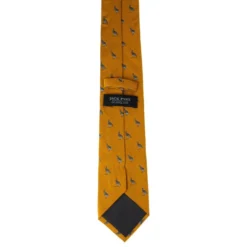 Jack Pyke Partridge Silk Tie - Mustard -Apparel Series Shop TIEPYKSILPARMUSONE2