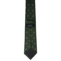 Jack Pyke Pheasant Silk Tie - Green -Apparel Series Shop TIEPYKSILPHEGREONE2