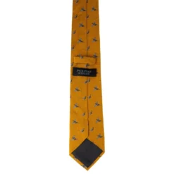 Jack Pyke Pheasant Silk Tie - Mustard -Apparel Series Shop TIEPYKSILPHEMUSONE2
