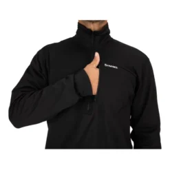 Simms Thermal 1/4 Zip Top - Black 11 Simms Thermal 1/4 Zip Top - Black -Apparel Series Shop TOPSIMTHE14ZBLA 2