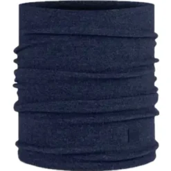 Buff Merino Fleece Neck Gaiter - Solid Navy