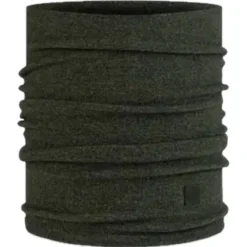 Buff Merino Fleece Neck Gaiter - Solid Cedar