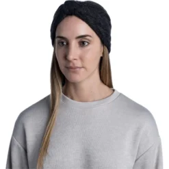 Buff Caryn Knitted Headband - Graphite