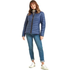 Schoffel Ladies Hambleton Down Jacket - Stone Blue