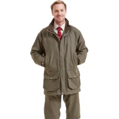 Schoffel Ptarmigan Tweed Classic Coat - Loden Green Herringbone Tweed -Apparel Series Shop Untitled b35e222b 69b9 4834 950d 03b3819a721d