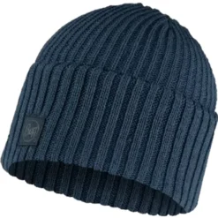 Buff Rutger Knitted Beanie - Steel Blue