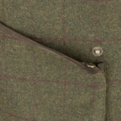 Hoggs Of Fife Tummel Tweed Field Waistcoat - Olive/Wine -Apparel Series Shop WAIHOGTWETUFOLW