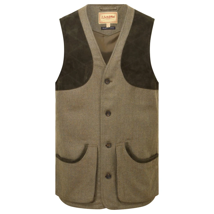 Schoffel Ptarmigan Tweed Waistcoat II - Herringbone Tweed 1 Schoffel Ptarmigan Tweed Waistcoat II - Herringbone Tweed
