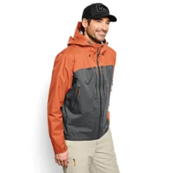 Orvis Ultralight Storm 2.5L Jacket - Bourbon/Navy